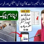 CM Punjab Solar Scheme Result 2025 – Check Online Status & Beneficiary PDF List